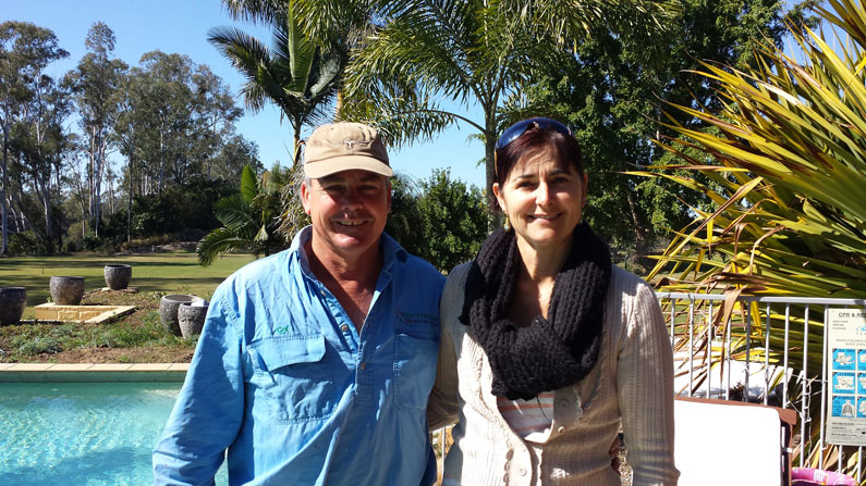 Col and Julie Pearson for Platypus Park Riverside Retreat