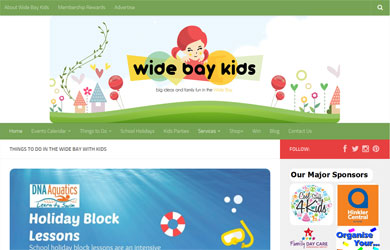 Wide Bay Kids site